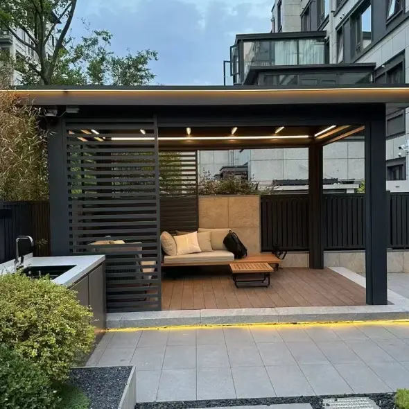 Phong cách tối giản hợp kim nhôm Gazebo