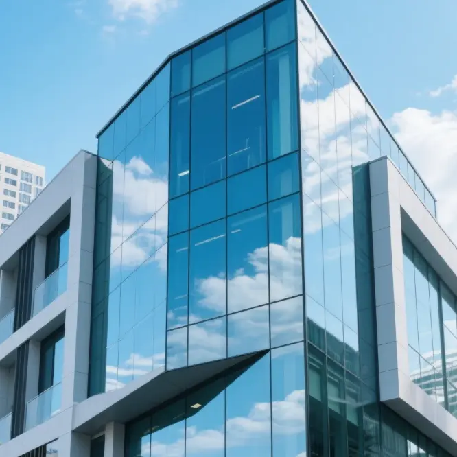 Kính cường lực cho tường rèm